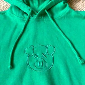 Mens Green Pullover